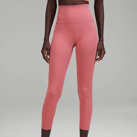 NWOT Wunder Train Contour Fit High Rise Tight 25 Brier Rose Size 4 - Picture 4 of 5